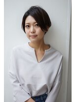 ルルクス ヘアーサロン(LuLux)&nbsp;分け目でイメージが変わるショートスタイル