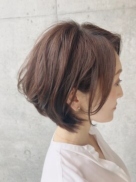 ジーナハーバー(JEANA HARBOR) 30代、40代髪型☆ふんわり耳かけ大人ボブ☆表参道