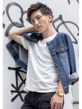 フィックスヘアー 梅田店(FIX-hair) 黒髪、ツーブロック、アップバングスタイル!サマーカット