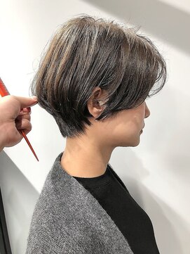 ジーナ セントラル銀座(Zina) セシルカットフリンジウェーブ×大人かわいい前髪ココアブラウン