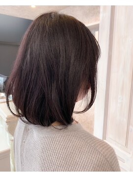 キャアリー(Caary) 福山市人気Caaryツヤツヤふんわりボブ♪ミディアムボブ