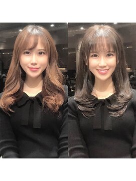 アフロート ギンザ(AFLOAT GINZA) AFLOAT GINZA【仲道 弘泰】顔周り&前髪カット【before→after】