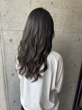 ヘアーズ ボウ トータルビューティー(hair's BEAU total beauty) 暗めアッシュグレー