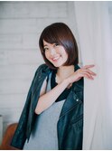 ツヤ感ボブ/20代/30代/40代/50代/西阿知/イオン倉敷