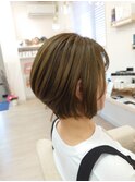 ☆大人女性美髪ショートグラデーションボブ☆