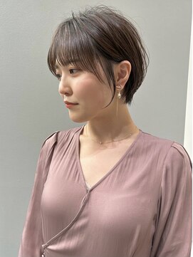 ジアン バイ ミルボン NU茶屋町+(GIEN by milbon) 顔まわり長め/上品な大人ショートボブ/ママさん/GIEN田中俊成