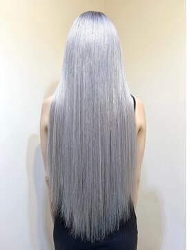 リリー シブヤ(Lilly shibuya) 【Lilly渋谷】#シルバー#編み込みエクステ#スーパーロング