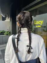 ルーシーバイパム 恵比寿(Lucy by PAM.)&nbsp;お呼ばれアレンジ＊ひとくせツインテール
