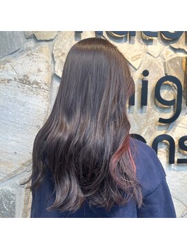 ナチュラルハイセンス 本店(natural high sense) オレンジブラウン×インナーカラー◇似合わせカット/町屋