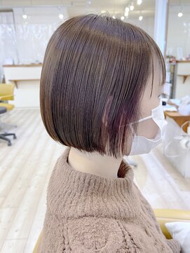 モリオ フロム ロンドン 成増店 【morio成増/児玉】ミニボブ　アッシュベージュ