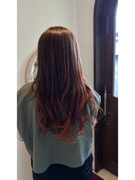 ヴィアンカ(Vianca) オレンジブラウン×アプリコットオレンジ