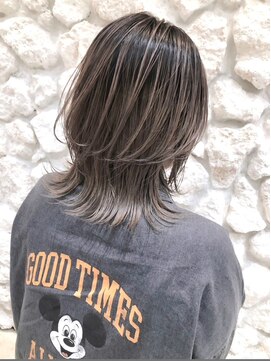 モアナバイヘッドライト 曽根店(Moana by HEADLIGHT) Moana【豊中曽根】#ウルフカット#バレイヤージュ#ブリーチ