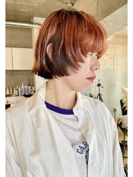 ハイジア(hygea) [hygea]アプリコットオレンジ　マッシュウルフボブ[薬院/警固]