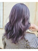 サーティーン(THIRTEEN)&nbsp;【マグネットケア+HUEカラー】紫ヘアー☆ダブルカラークーポン有