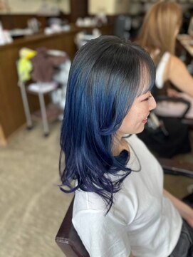 クロエバイラヴィズム 石山店(CLOE by LUVISM) ブリーチグラデーション