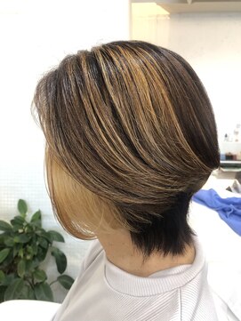 ティティーサッポロ(tity sapporo) 大人ショートウルフ＋大人ハイライト