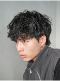 波巻きスパイラルパーマツイストスパイラルパーマウルフ名古屋栄
