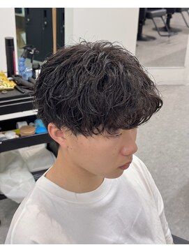 ブライト(BRIGHT) マッシュ緩めスパイラルパーマ静岡メンズ