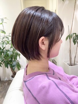 アイ(I.) 【 Ｉ. 】30代からのナチュラル前下がりショートボブ　川口