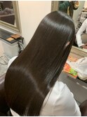 梅雨対策♪乾かしただけでまとまる髪質改善ストレート