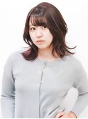 くびれウルフミディ×ラベンダーブラウン