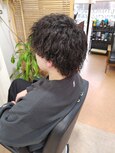 ショートウルフ×ツイストスパイラルパーマ
