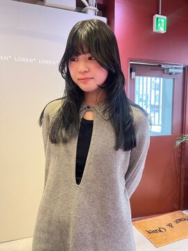 ローレンジウ(LOREN JU) 名駅/名古屋駅/学割U24/レイヤーカット/オージュア/ダブルカラー