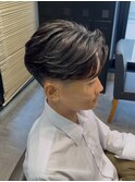 STYLE藤沢メンズカット黒髪フェザーパーマ