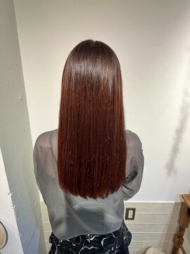 ヘアーポケット 恵比寿(hair pocket) さら艶ピンクヘア/髪質改善/透明感カラー/小顔カット/30代/40代