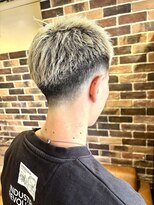 ソワバイアロマヘアー(soi by AROMA hair) フェードカット/メンズカット/ハイトーン/金髪/ブリーチ/短髪