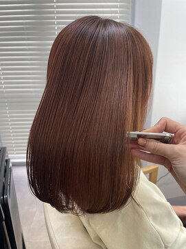 アリアバイエクラート 新宿南口店(ARiA by ECLART) 髪質改善アプリコットベージュ