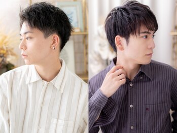 カバーヘア ブリス 戸田公園西口店(COVER HAIR bliss)の写真/戸田公園駅前★旬髪叶うメンズクーポン充実★朝9:30～OK/ヘッドスパ頭皮ケア◎/フェードカット/ハイライト