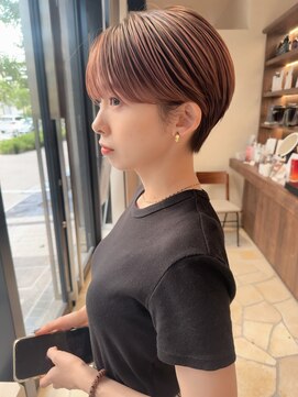アーダーヘアーサロン 鯖江店(ADER HAIR SALON) コンパクトショートピンクカラー