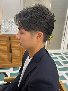 ノエ(noe) センターパート/メンズ/MEN’S/メンズカット/栄/h49