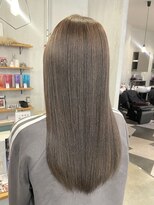 シェル 津山の手店(shel)&nbsp;10代20代髪質改善オリーブブラウン透明感艶感カラー