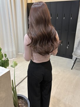 ムード タテマチ(mood tatemachi) 巻いてもかわいいレイヤーカット×ラベンダーブラウン