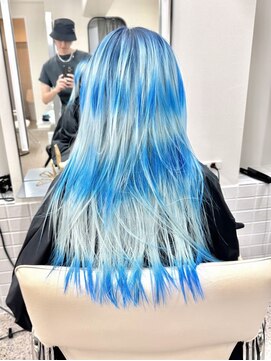 PELE原宿/ブリーチなしダブルカラー/ハイトーン/ケアブリーチ【３月上旬OPEN(予定)】 着物ヘア/ダークアッシュ/ミディアムレイヤーカット/原宿