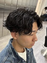 ビカムメンズヘアー 栄店(become men's hair)&nbsp;波巻きセンターパート
