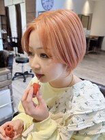 ハピネス 河原町店(Happiness)&nbsp;京都美容室　ショート　ハイトーンカラー　進詩織