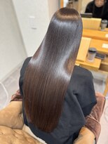 ノンダメージサロン 広島袋町店&nbsp;[絹髪]超高濃度水素ケアストレ-ト+シルクTr