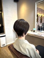 ヘアーメイクロージー 八軒店 (HAIR MAKE ROSY) 骨格補正で魅せる艶髪丸みショートボブ