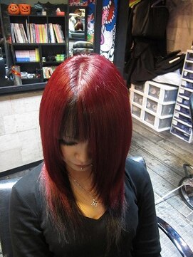 トリックストア(TRICK STORE) ヘアカラーブラック＆レッド