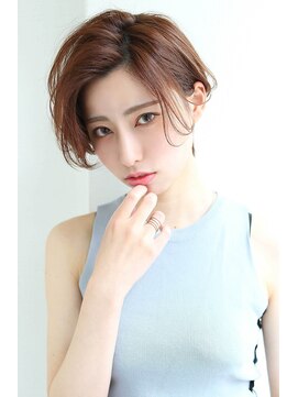 ロゼ 茨木(Rose) 【ROSE/茨木】ハンサムショート/無造作カール/丸みショート