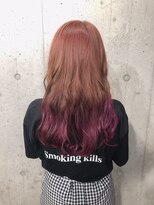 サロンドミルク 原宿(salon de MiLK)&nbsp;ピンクベージュ＆インナーバイオレット