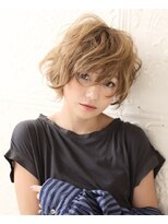 ヘアーズ ベリー 長居店(hairs BERRY) 小顔ワンサイドショート_ブランジュ_ダブルバング♪