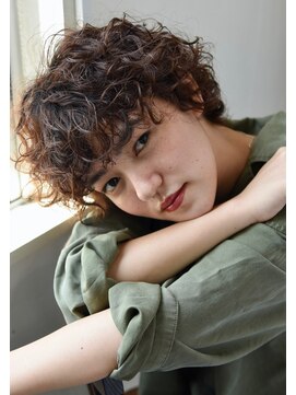 ユノ(juno) 【juno】おしゃれくるくるパーマ☆マッシュショート