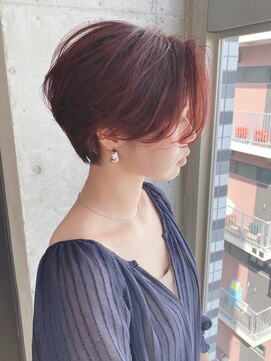 ヌイ 横浜(nui) ルーズハンサムショート_ピンクベージュクールショート