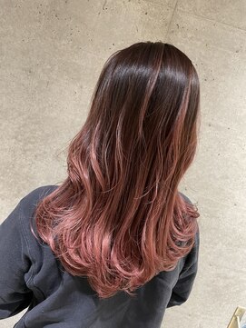 エイト 上野店(EIGHT ueno) 【EIGHT 上野】石田　ピンクグラデーション