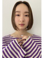 ソイ コンク 下北沢(soi conc)&nbsp;ストレートボブ×オリーブベージュ