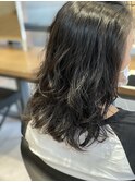 イメチェンパーマ　くびれミディでセットが簡単